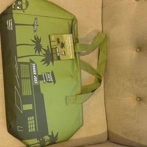 Trader Joe's Green Insulated Tote Bag